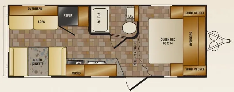 CrossRoads Z-1 1 ZT211RD floor plan