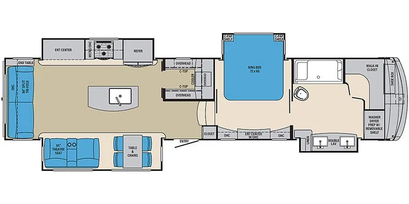 Palomino Columbus C-Series 382FBC floor plan