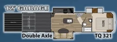 Heartland Torque TQ 321 floor plan