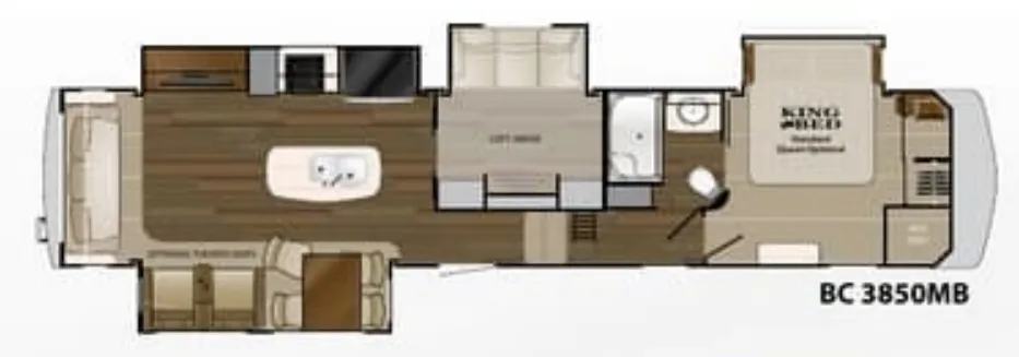 Heartland Big Country 3850MB floor plan