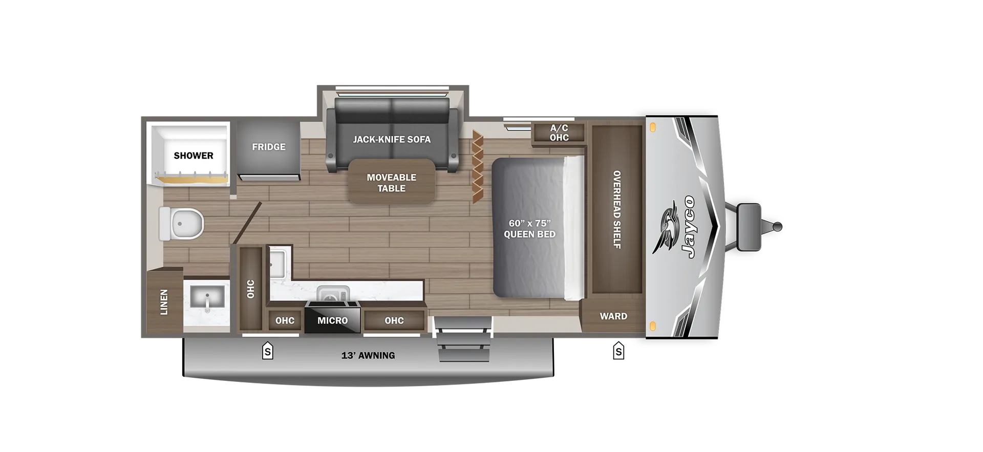 2026 Jayco Jay Flight SLX 180LK - Floor plan