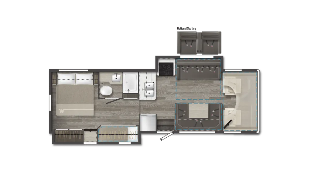 2024 Winnebago Minnie Winnie 31H floor plan