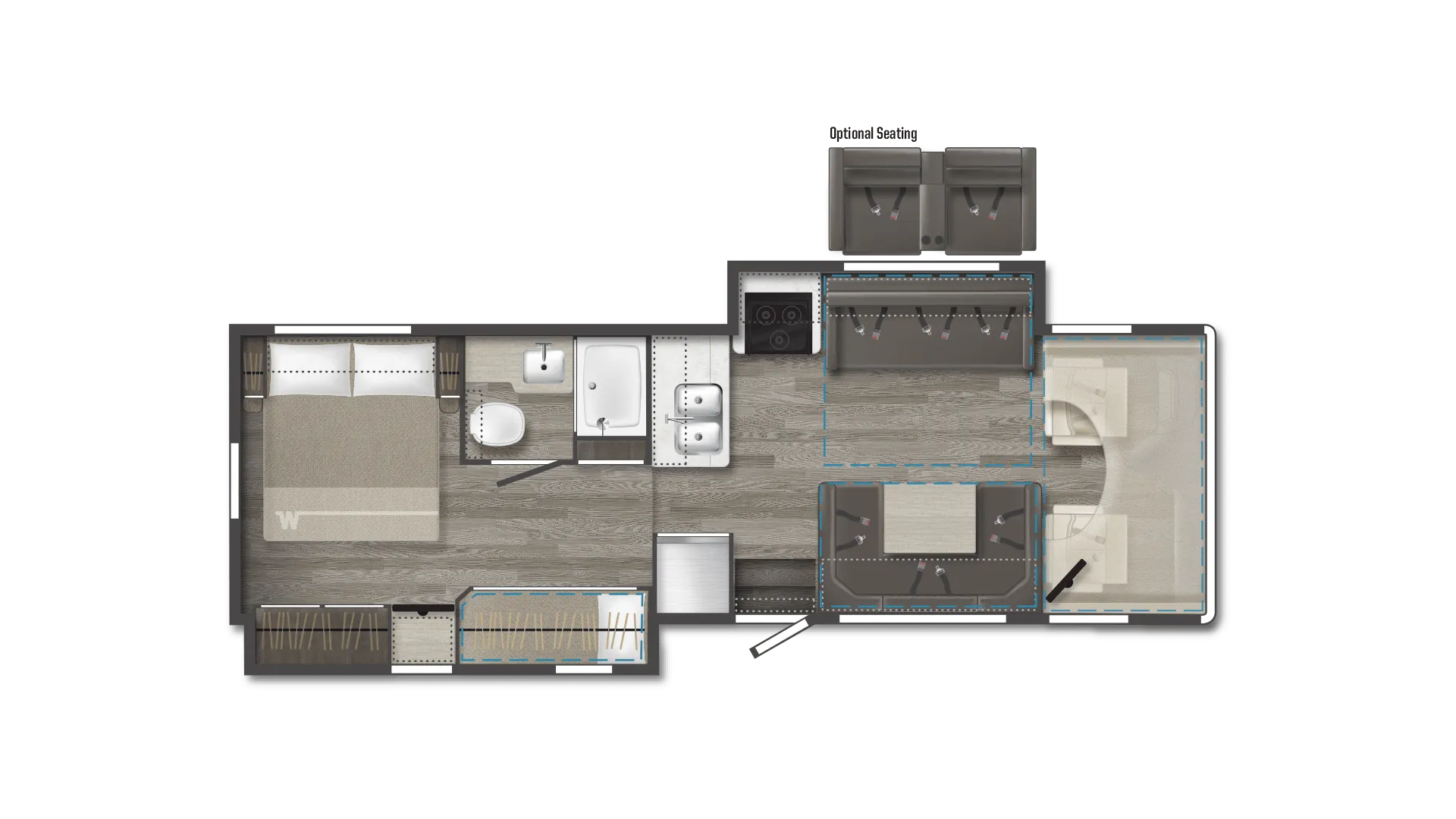 2024 Winnebago Minnie Winnie 31H - Floor plan