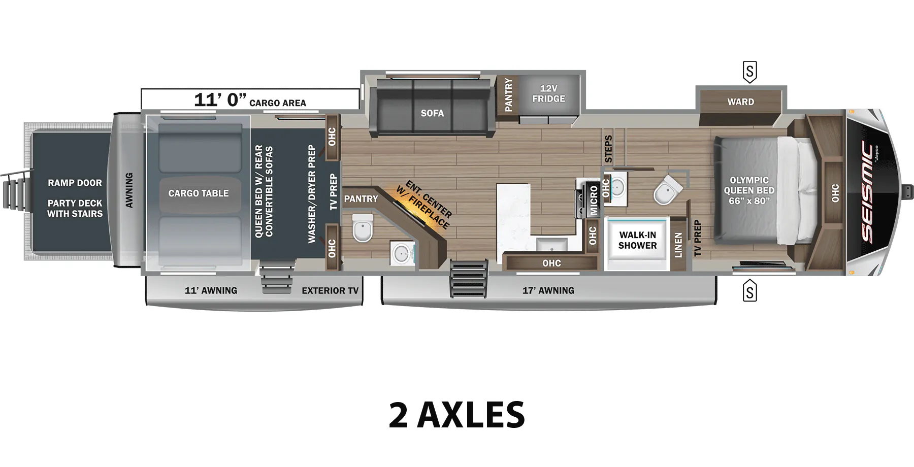 Jayco Seismic 359 floor plan