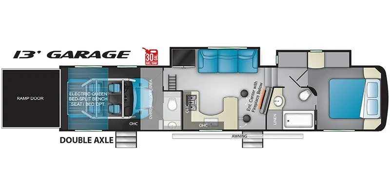 Heartland Road Warrior RW 387 floor plan