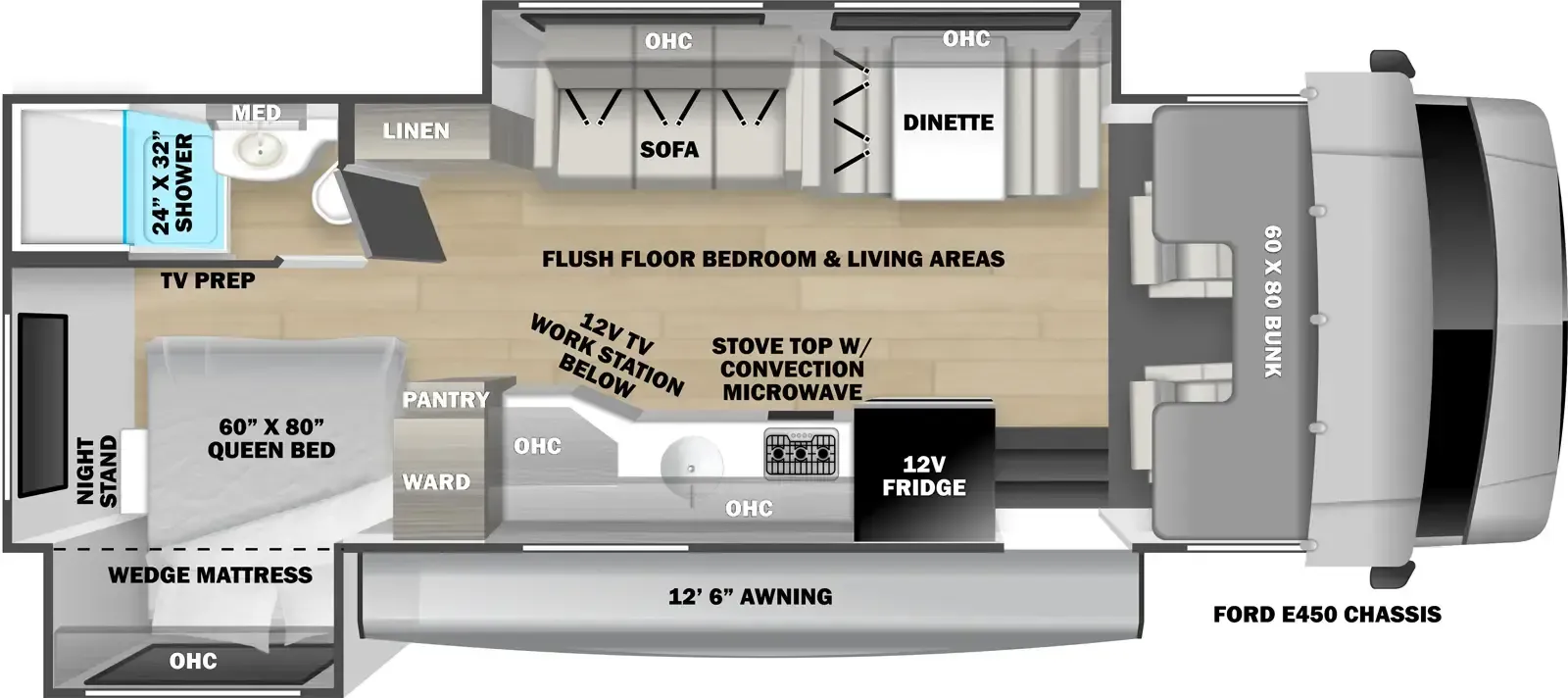 2025 Forest River Forester LE 2551DSLE - Floor plan