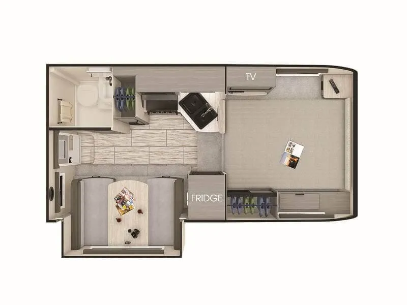 Lance TC 855S floor plan