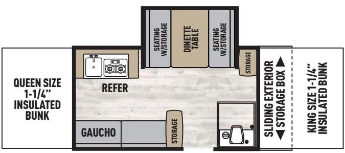 Forest River Viking 2485SST floor plan