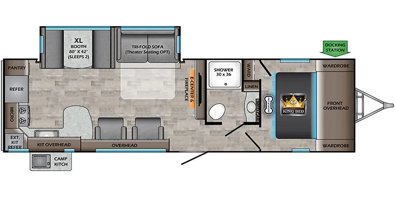 CrossRoads Sunset Trail Super Lite SS291RK floor plan