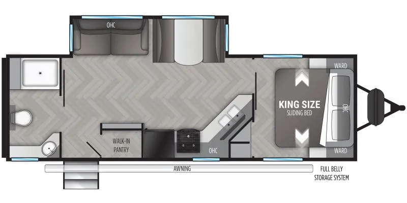 Cruiser RV Shadow Cruiser SC260RBS floor plan
