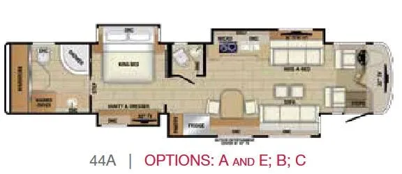 Entegra Coach Anthem 44A floor plan
