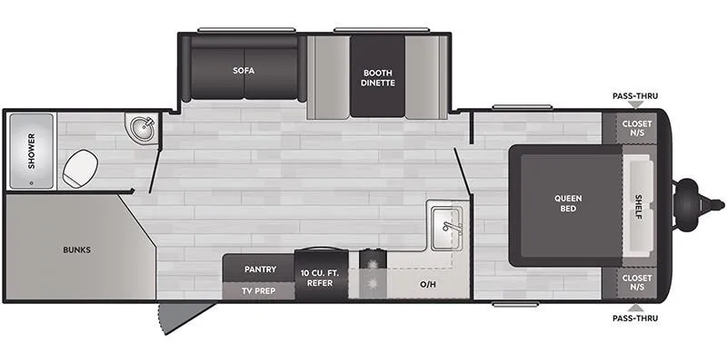 2025 Keystone Springdale Classic West 269DBCWE - Floor plan