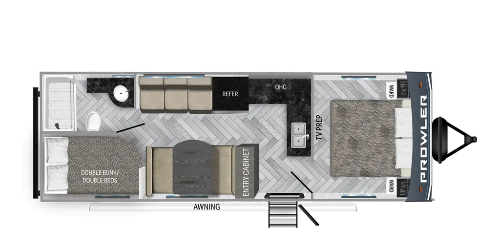 2024 Heartland Prowler Lynx 255BHX floor plan