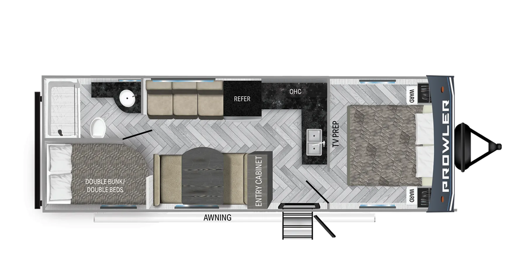 Heartland Prowler Lynx 255BHX floor plan