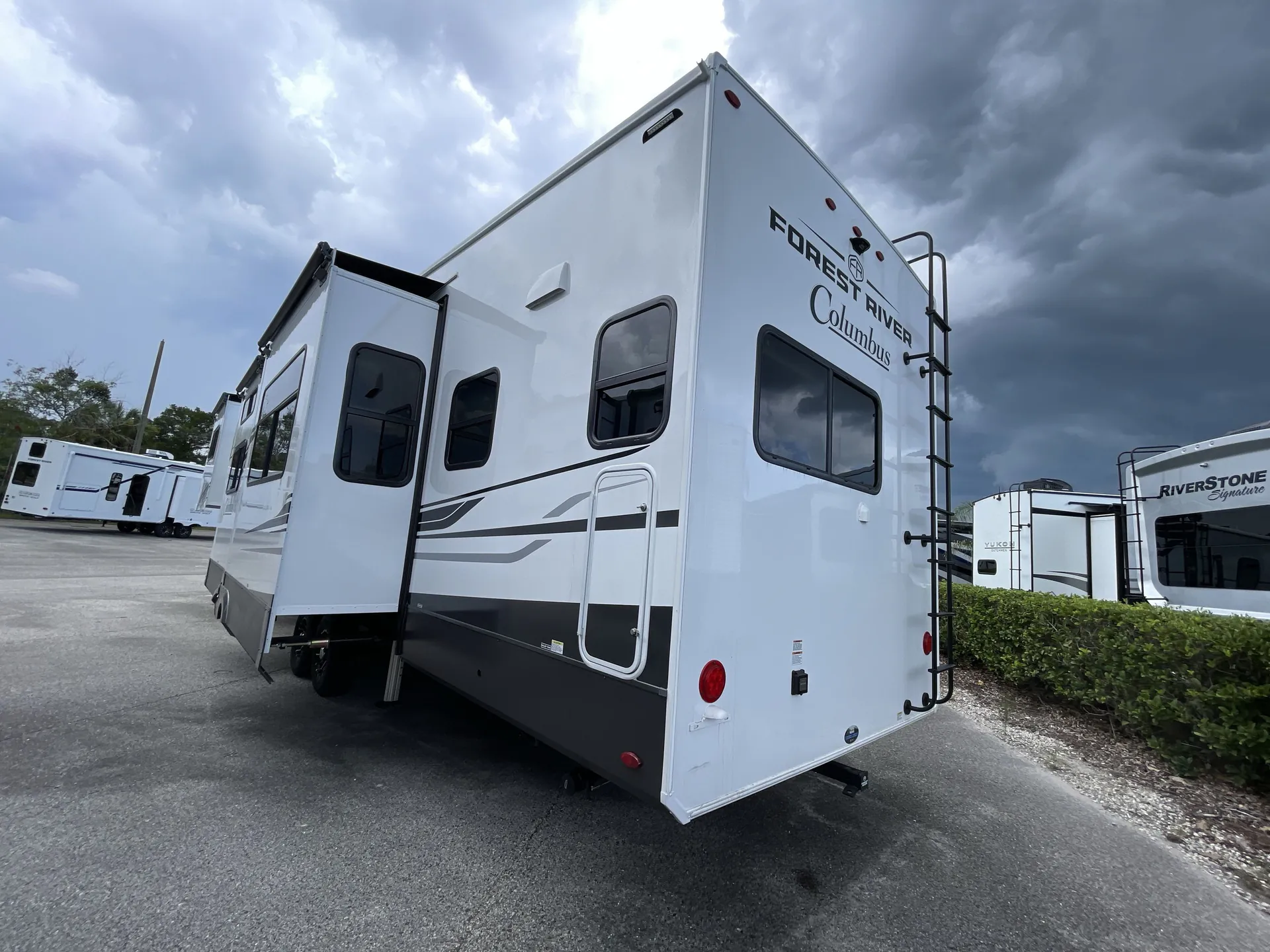 2027 Forest River Columbus 379MBL — off campside