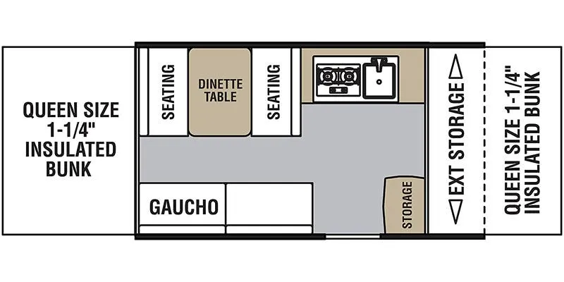 Coachmen Viking Epic 2108 ST floor plan