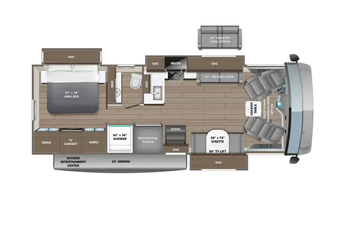 Entegra Coach Vision XL 31UL floor plan