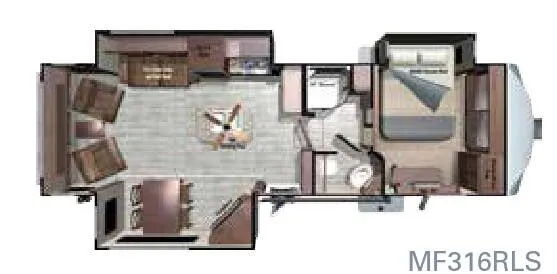 Highland Ridge Mesa Ridge MF316RLS floor plan