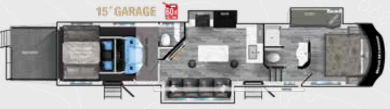 Heartland Road Warrior 3965 floor plan