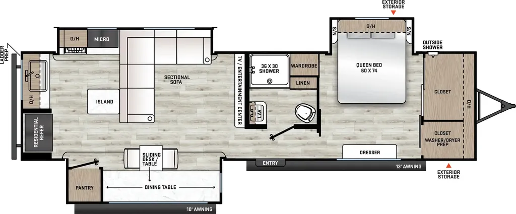 2026 Coachmen Catalina Legacy Edition 323MAZE floor plan