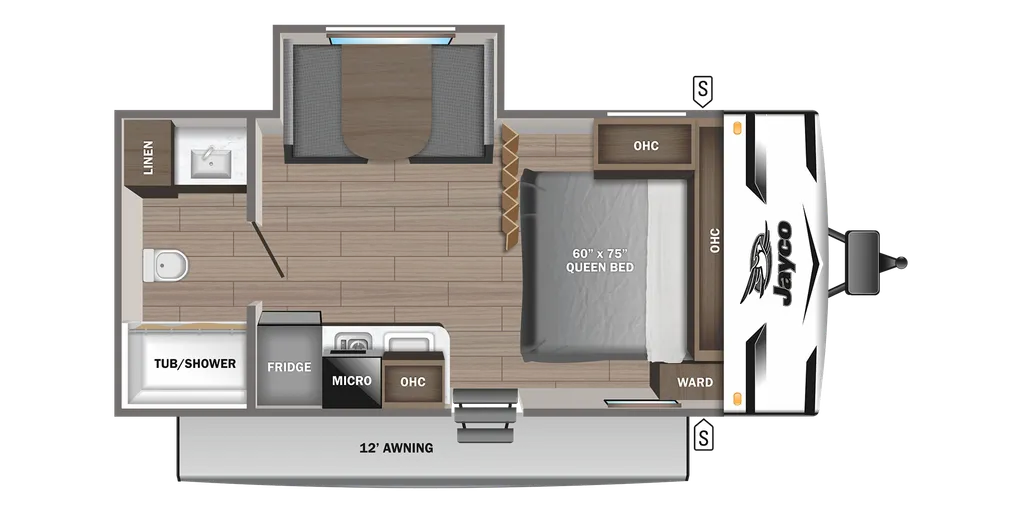 2024 Jayco Jay Flight SLX 183RB floor plan