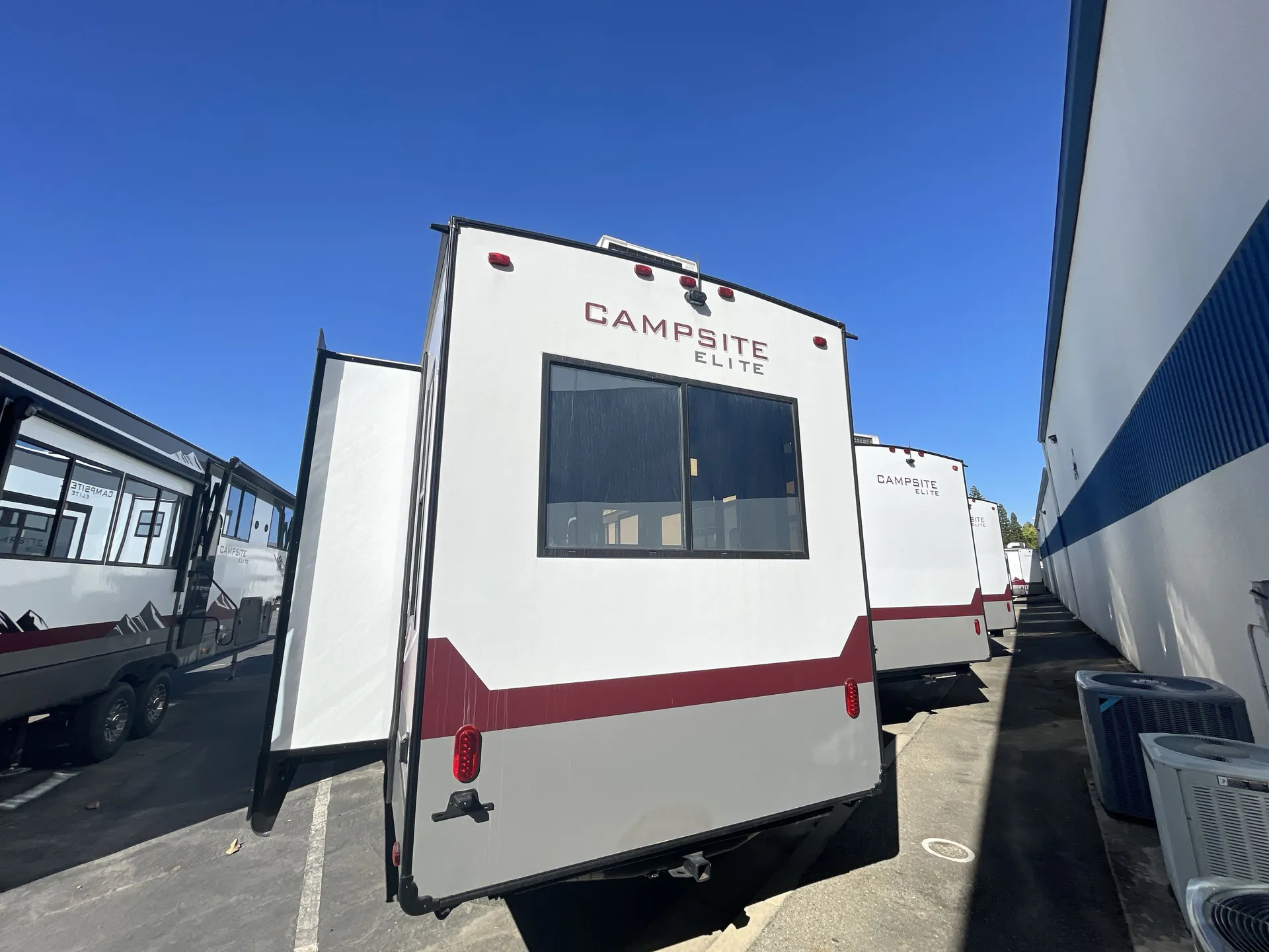 2027 Forest River Campsite Elite 36RF — backside