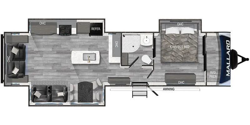 Heartland Mallard M335 floor plan
