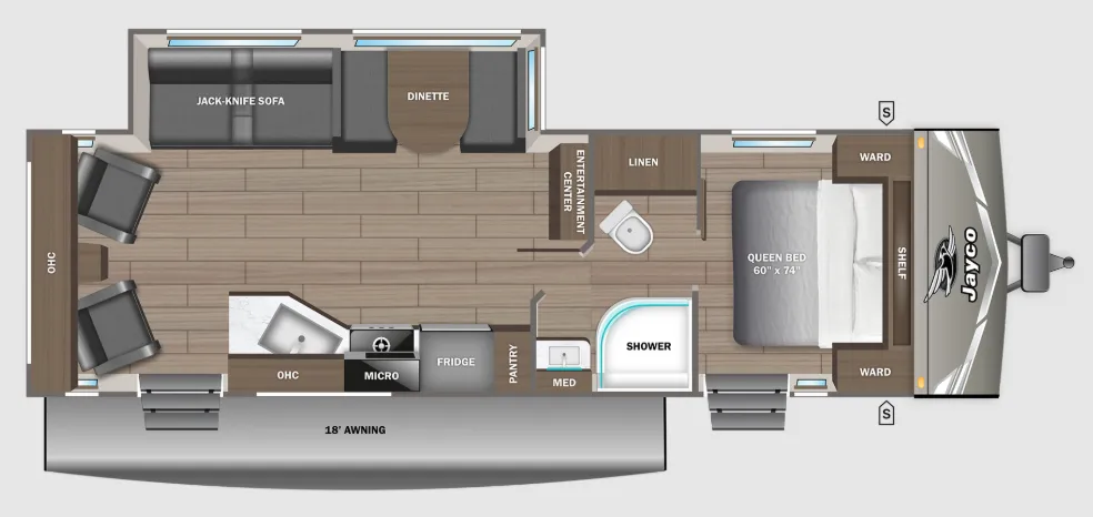 2026 Jayco Jay Flight 262RLS floor plan