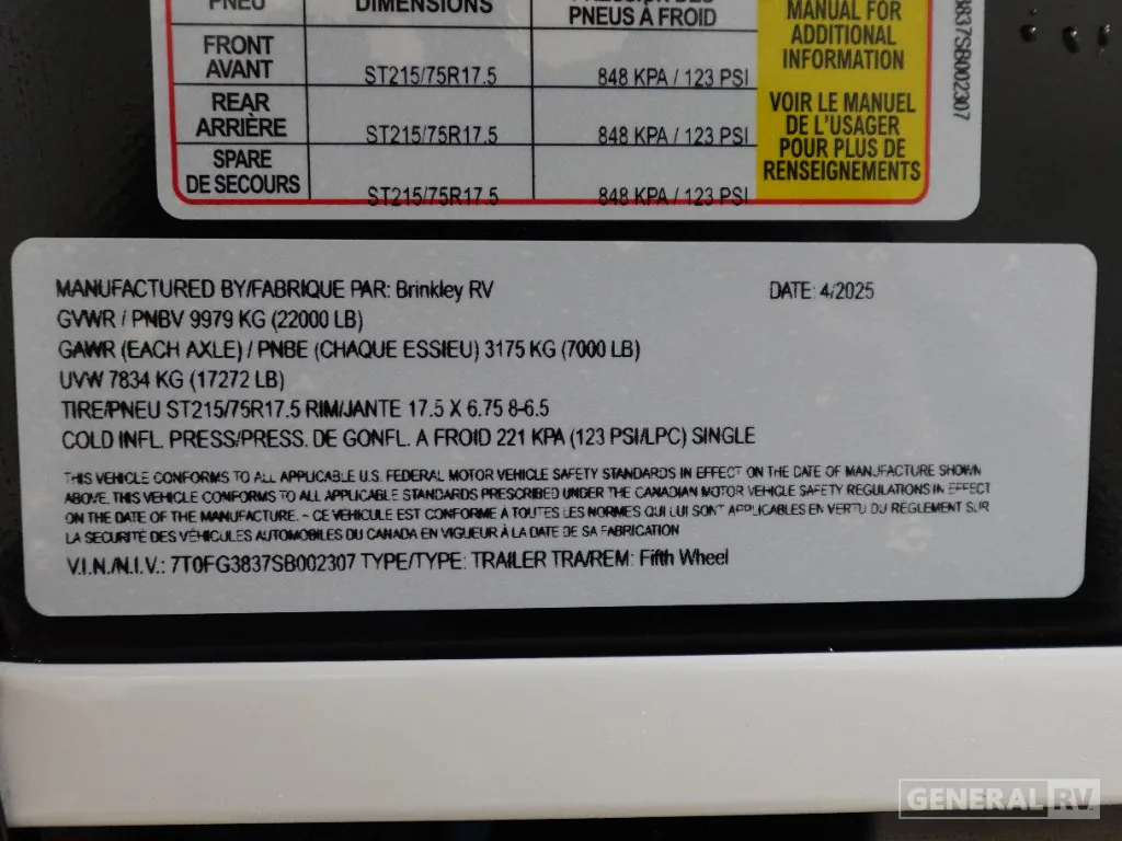 2025 Brinkley Model G 3250, Photos photo 43
