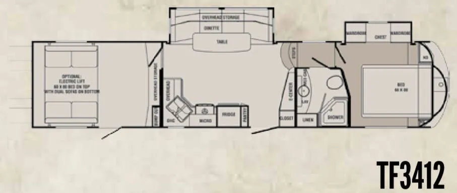 CrossRoads Elevation TF3412 floor plan