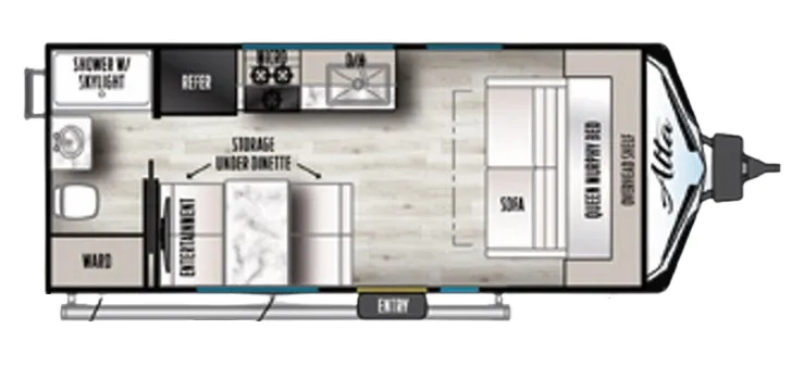 East to West Alta LE 1600 MRB floor plan