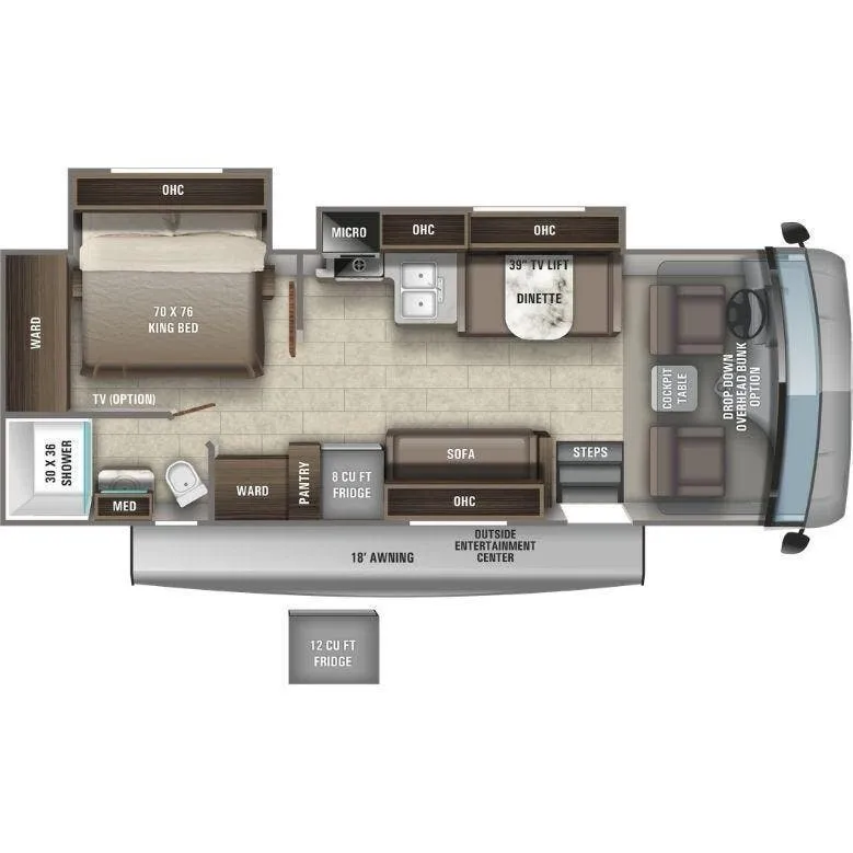 Entegra Coach Vision 27A floor plan