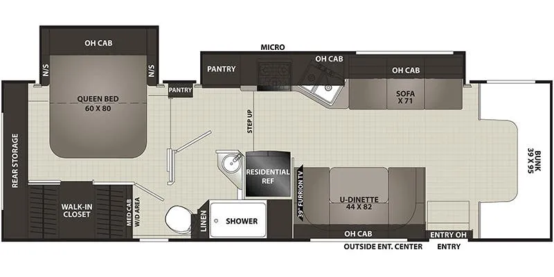Coachmen Cross Trail XL 31XG floor plan