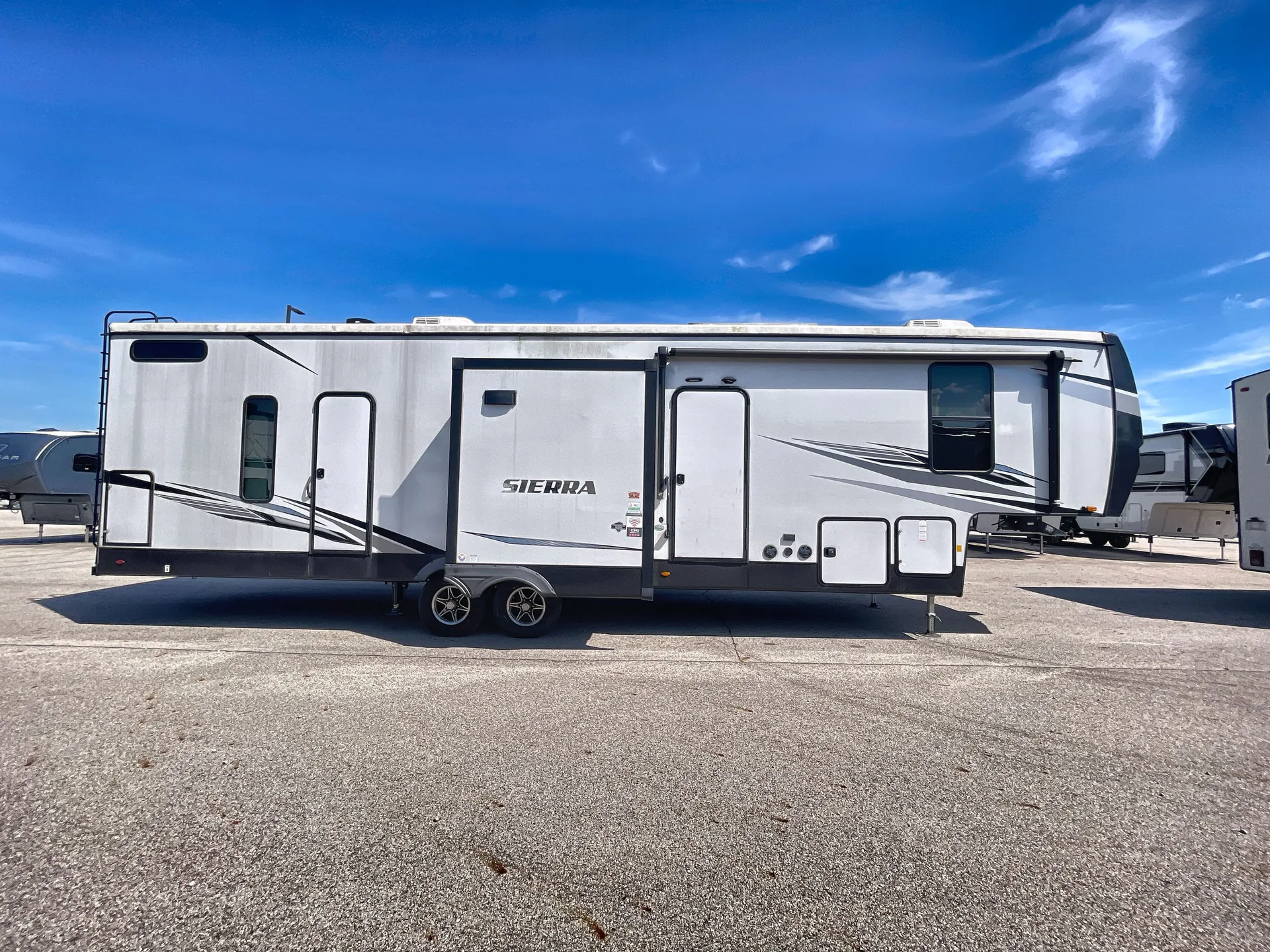2022 Forest River Sierra 3440BH — campside