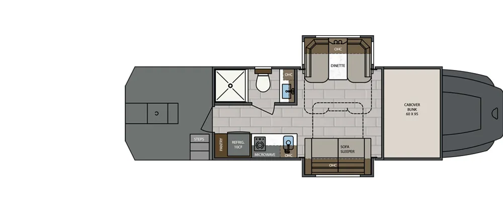 Renegade RV Classic CS150 floor plan