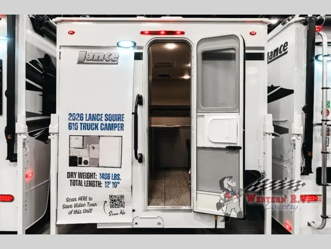 2026 Lance Squire Truck Campers SQ610 - Main photo