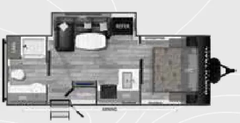 Heartland North Trail 22CRB floor plan