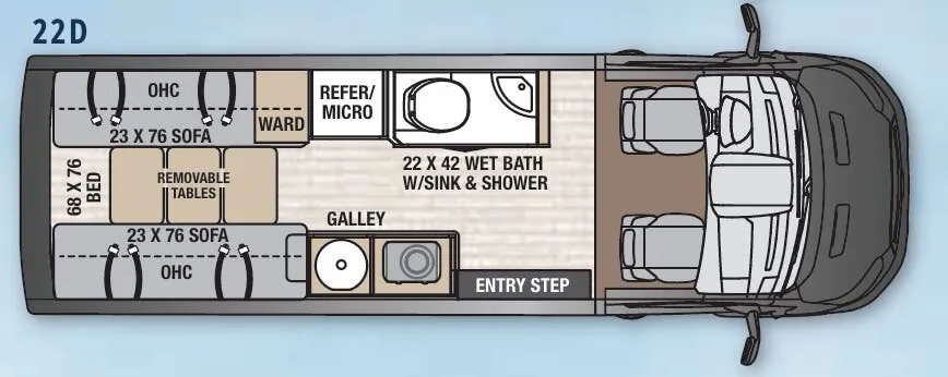 Coachmen Beyond 22D floor plan
