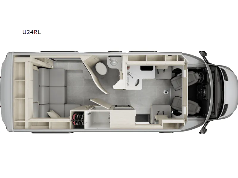 2023 Leisure Travel Unity U24RL - Floor plan
