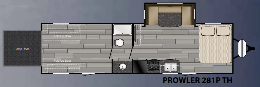 Heartland Prowler 281 PTH floor plan