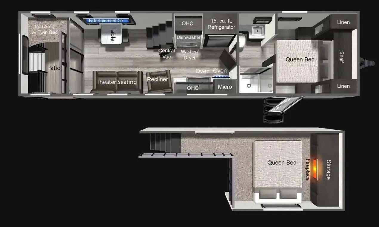 Dutchmen Aspen Trail 360THLOFT floor plan