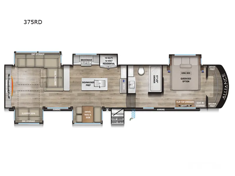 2025 Alliance RV Paradigm 375RD - Photo 3