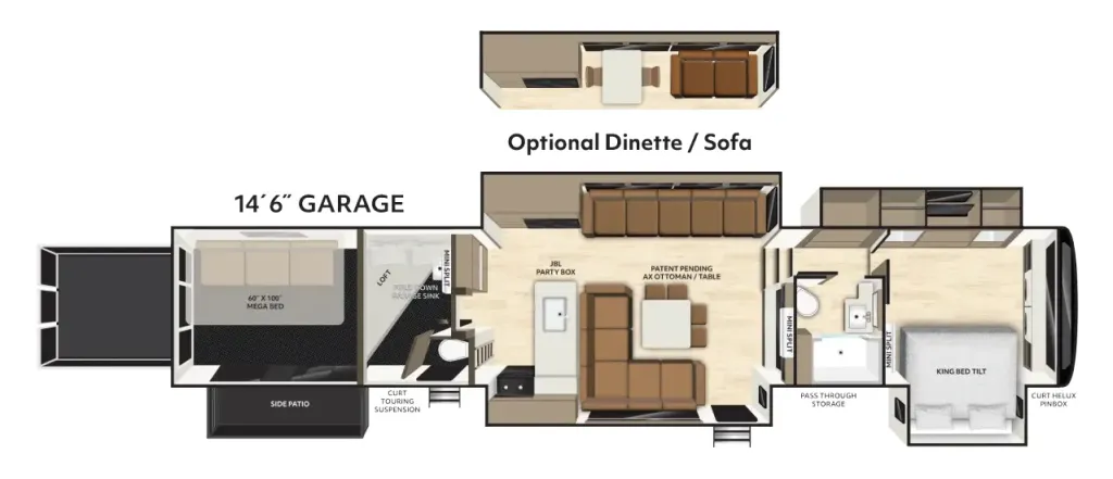 2026 Axiom Vendetta V4250SP floor plan