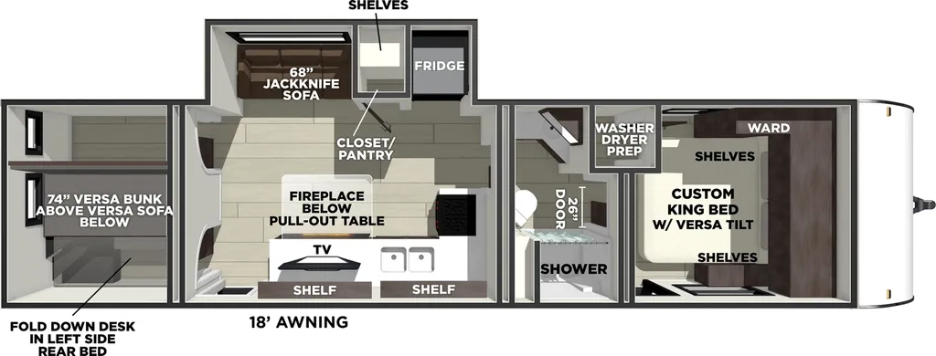 2026 Forest River Salem 300ICE floor plan