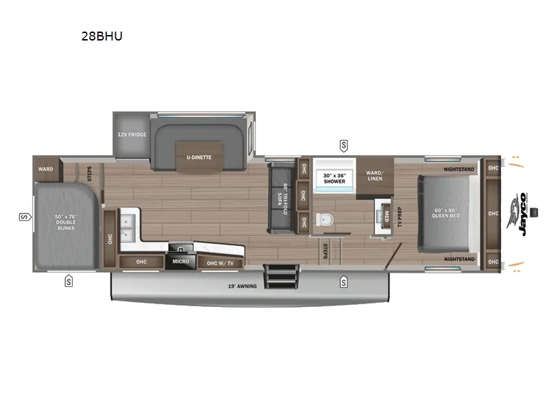2026 Jayco Eagle SLE 28BHU floor plan