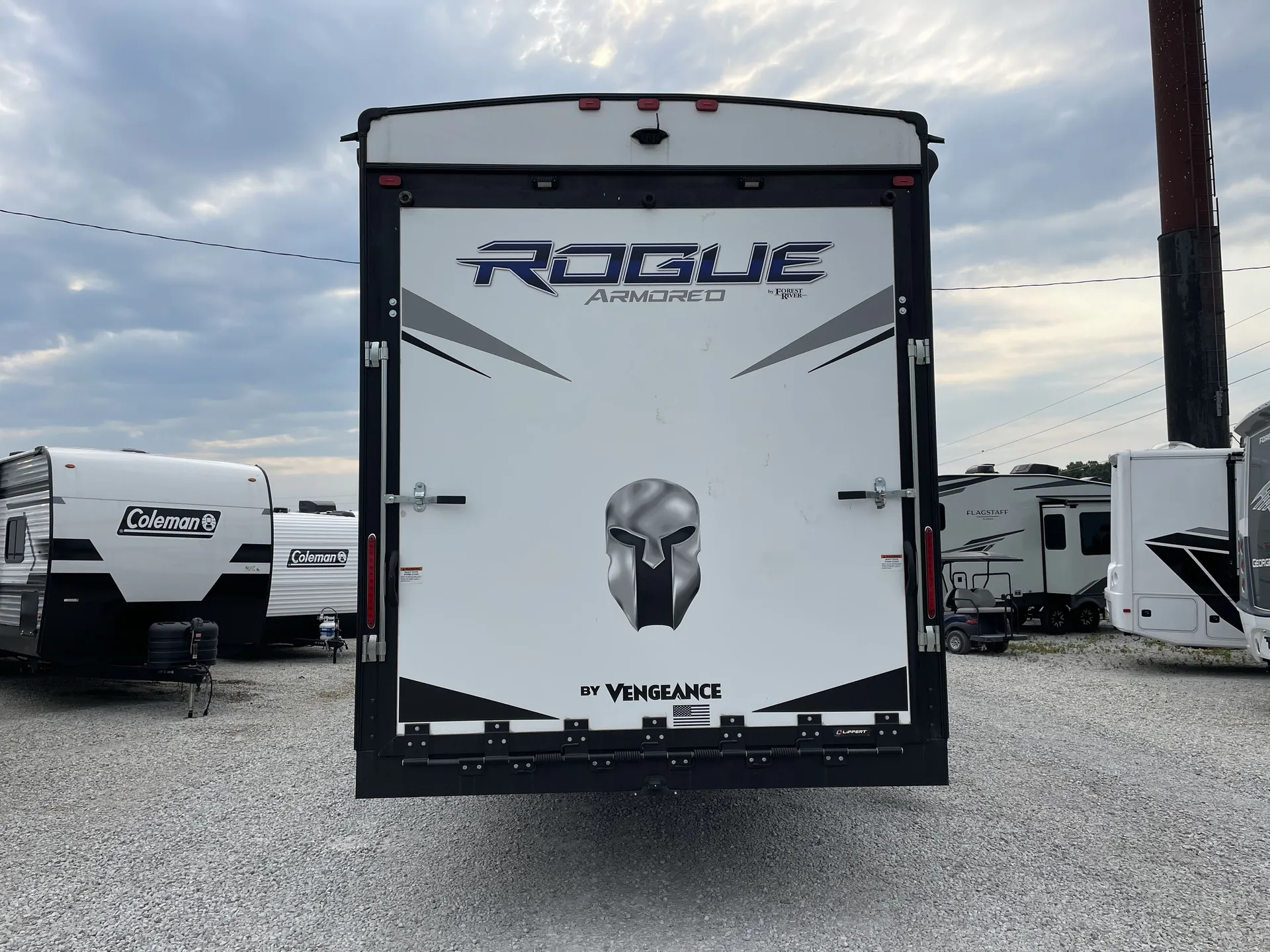 2023 Forest River Vengeance Rogue Armored 371 — backside