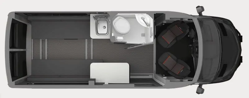 2026 Airstream Interstate 19X - Floor plan