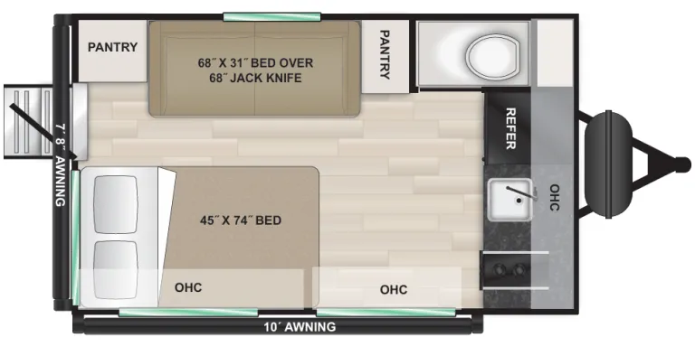 2026 Modern Buggy RV Hopper 1 floor plan