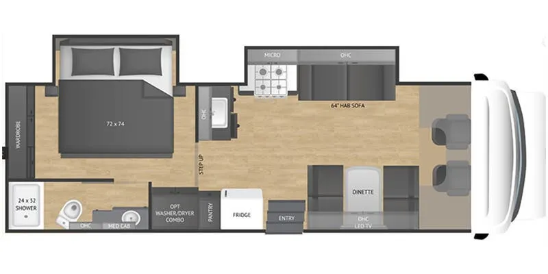 2024 Nexus Triumph 29T - Floor plan