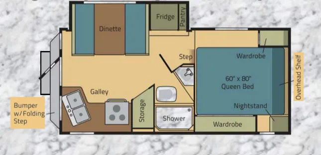 Adventurer Eagle Cap 995 floor plan